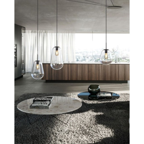 Плафон Nowodvorski Cameleon 10331 Pear Black S E27/G9 40W/10W IP20 - фото №2