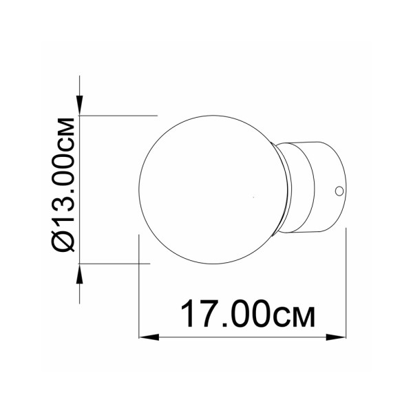 Бра, настінний світильник Imperium Light 157117.12.23 Quebec E14 40W IP20 - фото №1