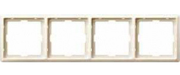 Рамка четырехместная ARTEC бежевая Merten, MTN481444