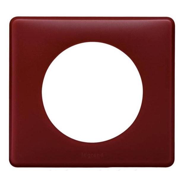 Однопостовая рамка Legrand Celiane (066751) (перкаль Бордо)