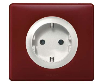 Однопостовая рамка Legrand Celiane (066751) (перкаль Бордо) - фото №2