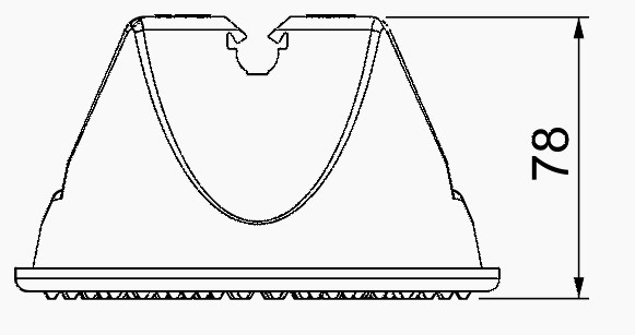 Держатель проводника для плоской крыши OBO Bettermann (5218700) 165 MBG-8-10 из полиамида - фото №2