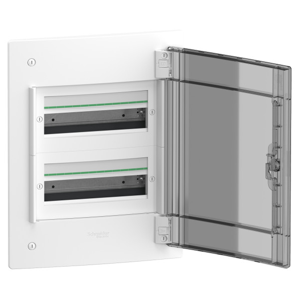 Встраиваемый щит Schneider Electric PrismaSeT XS LVSXP213 2 ряда 26М дымчатые двери - фото №1