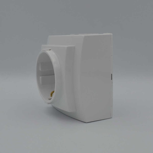 Розетка Nilson Themis біла 1-на з заземленням ( 26111017 ) - фото №2