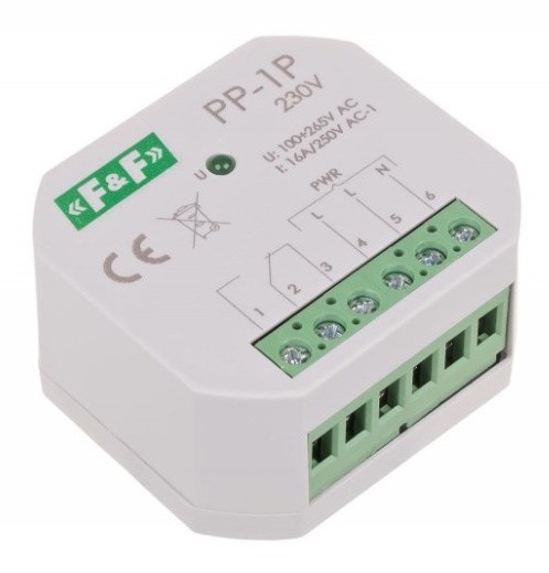 Електромагнітне реле F&F PP-1P-230V 230В 16 А - фото №2