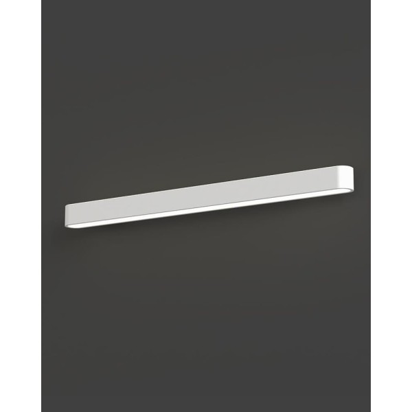 Бра, настенный светильник Nowodvorski 7548 Soft LED T8LED 1x16W 3000K 2300Lm IP20 белый - фото №2