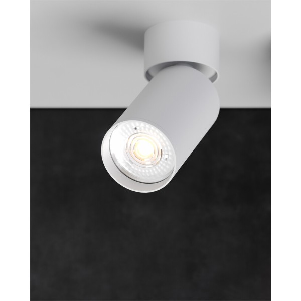 Світильник поворотний, спот Kloodi KD-MIO CE WH GU10 IP20 білий - фото №1