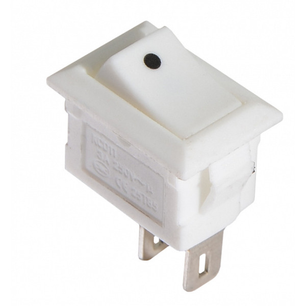 Мініатюрний перемикач Аско-Укрем KCD5-101 WH/WH білий (A0140040130)