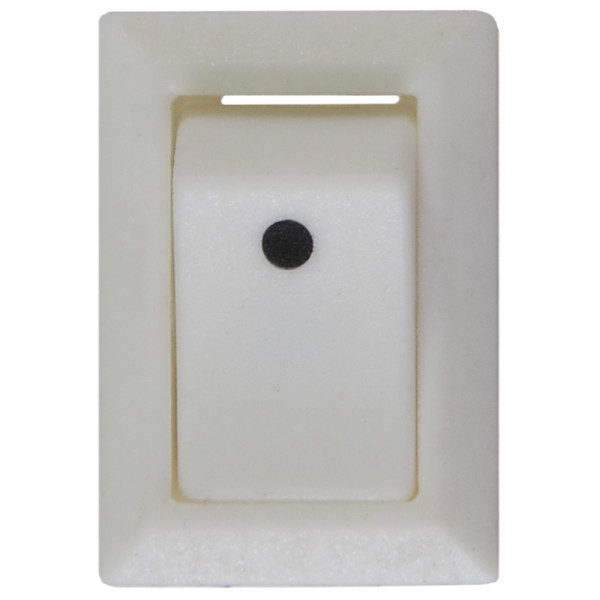 Мініатюрний перемикач Аско-Укрем KCD5-101 WH/WH білий (A0140040130) - фото №1