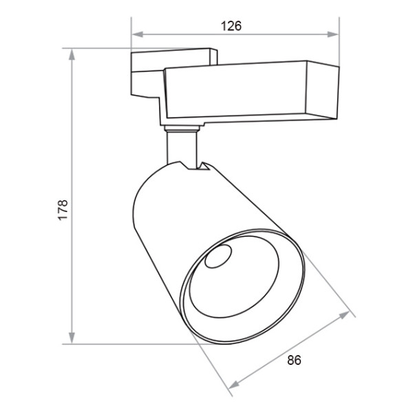 Світильник на шинопровід Feron AL103 (5813) 20Вт 4000К - фото №9