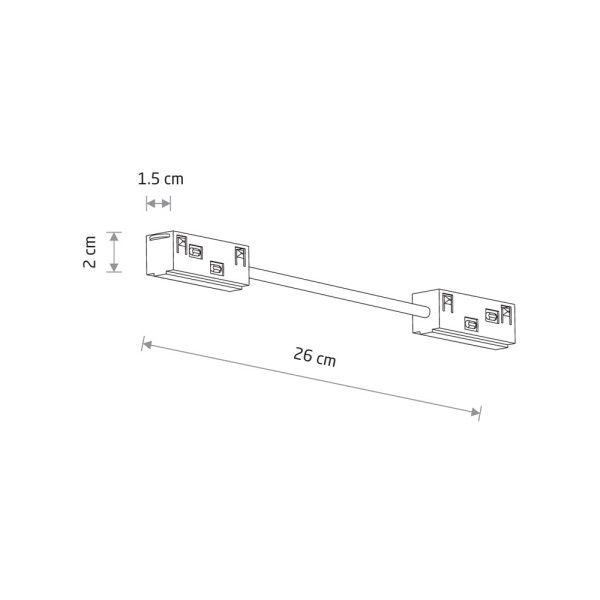 З'єднувач кутовий провідний Nowodvorski 10166 LVM Corner Conductive Module IP20 чорний - фото №1