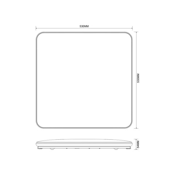 Світильник стельовий Zuma Line 5905316644021 Omar LED 1x50W 4000K 3500Lm IP20 хром - фото №1