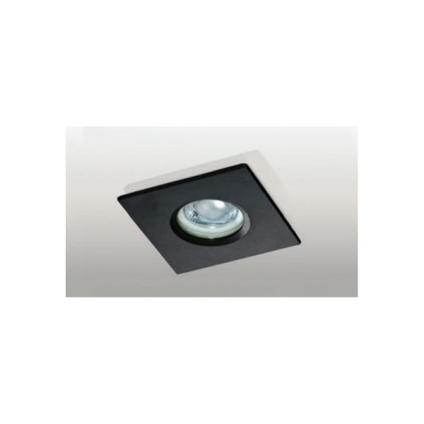 Точечный светильник AZzardo AZ4230 Ika Square Ip65 Bk - фото №1