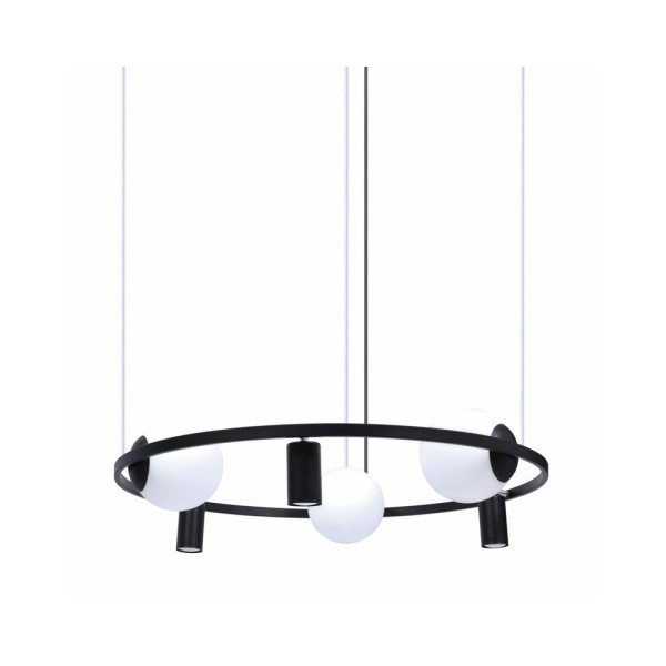 Люстра Zuma Line 5006 Orbit E27+GU10 6x40W IP20 Чорна - фото №1