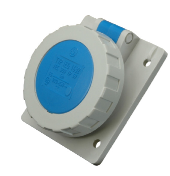 Встраиваемый силовой разъем ETI 004482082 EEH-1632 IP67 (16A 230V 2P+PE)