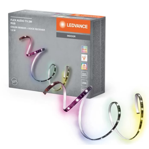 Светодиодная лента Ledvance FLEX AUDIO TV 2м RGB COLORSEN USB VR - фото №2