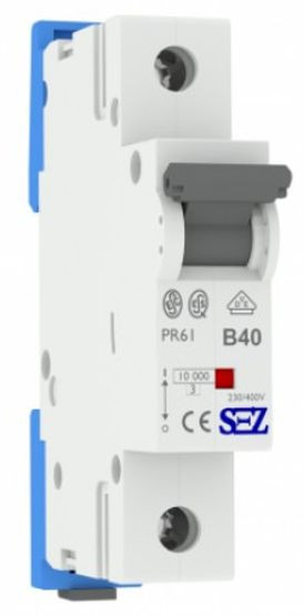 Однополюсный автомат SEZ 61 B 40А (PR61B40А)