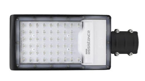 Светодиодный консольный светильник Maxus assistance Street Basic 50Вт 850 GR (MAST-BSC-050-GR) - фото №1