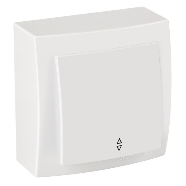 Вимикач Nilson Themis білий 1кл прохідний ( 26111007 )