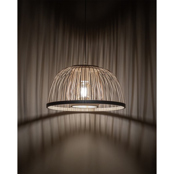 Подвесной светильник, люстра Nowodvorski 11158 Krabi E27 1x25W IP20 бежевый - фото №1