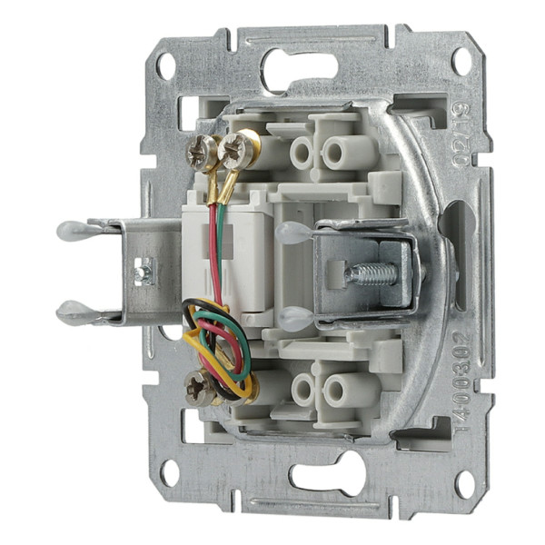 Розетка телефонная без рамки алюминий Asfora, EPH4100161 - фото №3