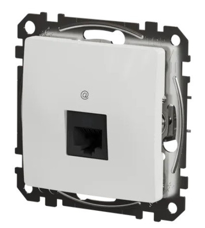 Комп'ютерна розетка Schneider Electric Sedna Design & Elements RJ45 кат. 6 STP біла SDD111461 - фото №4