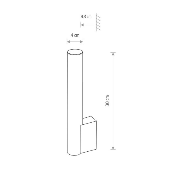 Светильник Nowodvorski 8121 Ice tube led LED 1x5W 4000K 380Lm IP44 Chrom - фото №3