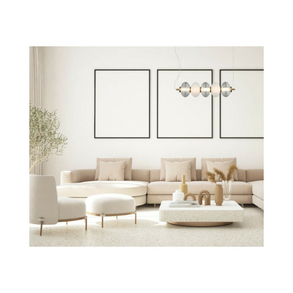 Подвесной светильник, люстра Italux PND-84938-4-BK Testa Led 5x15W 3000K 1200Lm IP20 - фото №1