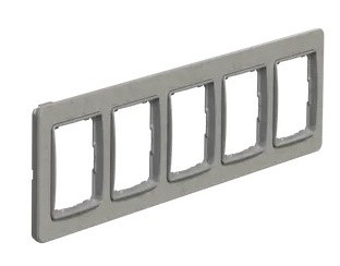 Рамка пятиместная Schneider Electric Sedna Elements бетон SDD390805 - фото №1
