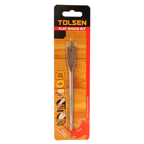 Плоский перовий свердло по дереву Tolsen (75635) 13мм - фото №1