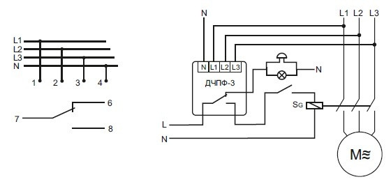 Реле контроля фаз CKF-BR 380В 10А 2S - фото №5