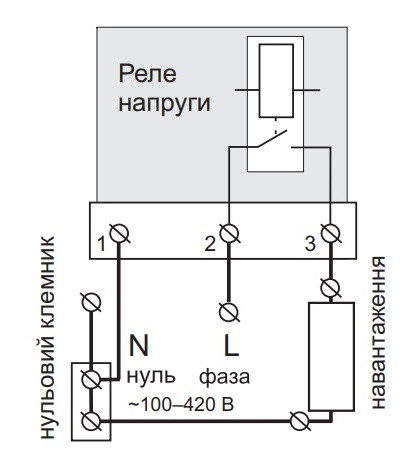Реле напруги ZUBR D32 - фото №4