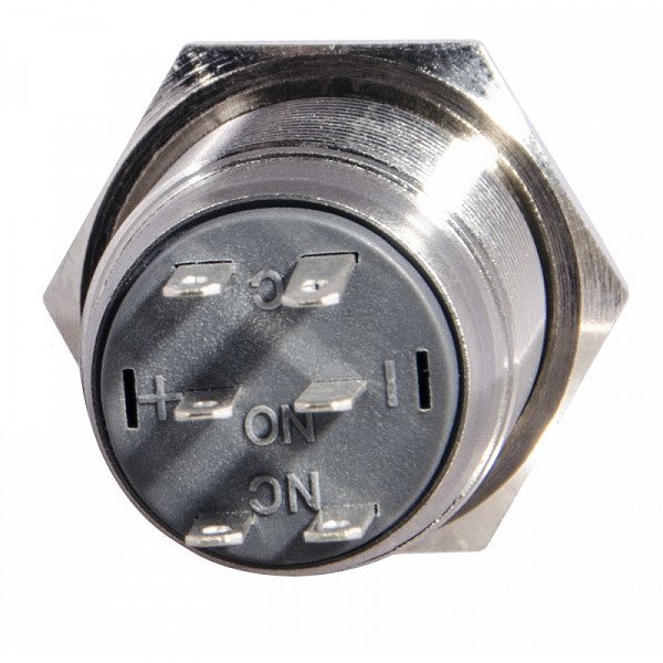 Металева кнопка Аско-Укрем TYJ 16-212 2NO+2NC (A0140010089) - фото №2