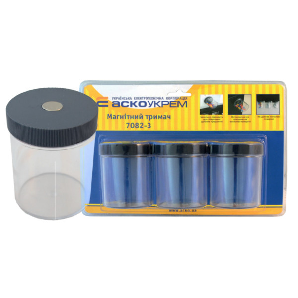 Магнітний тримач 7082-3, ємність (3шт.) - фото №5