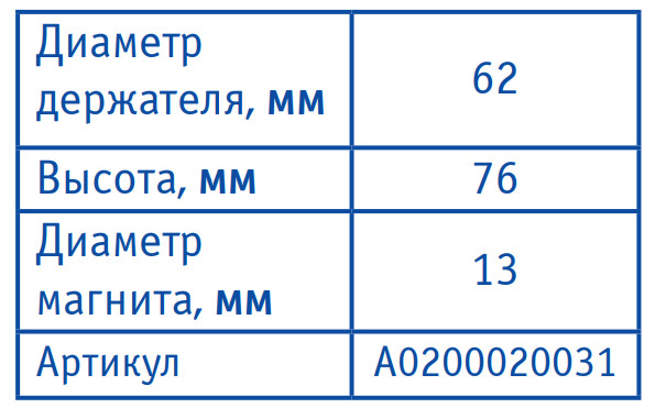 Магнітний тримач 7082-3, ємність (3шт.) - фото №6