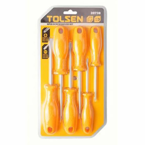 Набор отверток Tolsen 6шт (20738) - фото №1