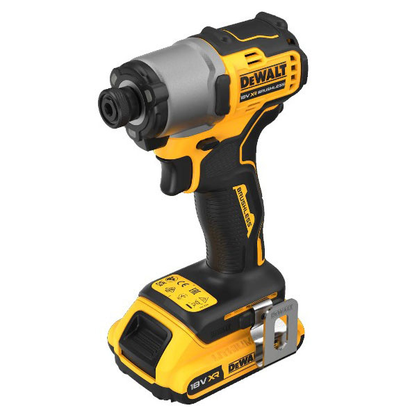 Ударний акумуляторний безщітковий шурупокрут DeWALT DCF840D2T XR Li-Ion 18В з 2 акумуляторами - фото №2