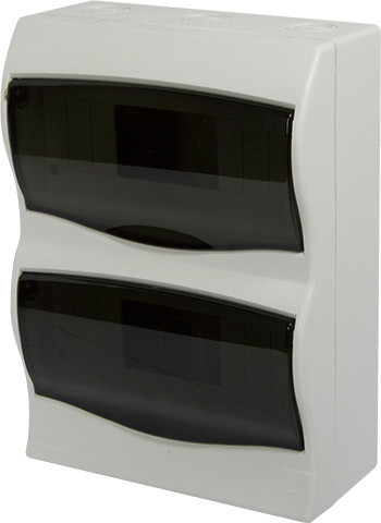 Корпус пластиковий E.Next e.plbox.stand.n.16mU 16-модульний навісний (s0290010u)