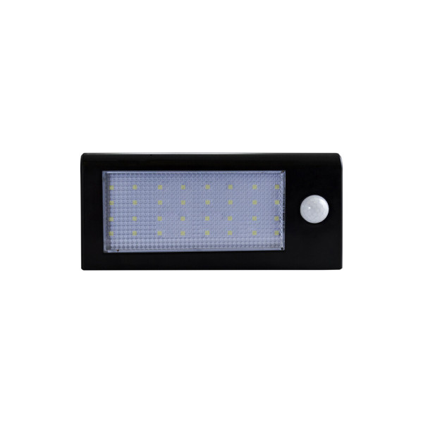 Вуличний світильник на сонячній батареї Goldlux 307637 Box LED 1x5,5W 6400K 400Lm IP44 чорний - фото №2