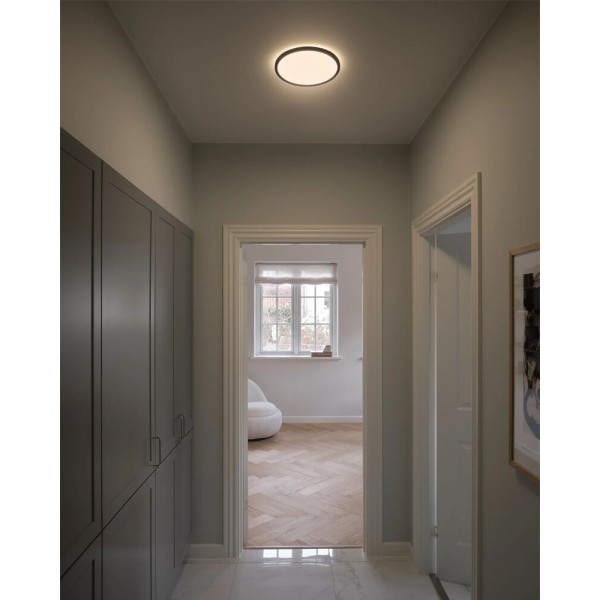 Потолочный светильник Nordlux 47276003 Oja LED 1x14.5W 2700K 1600Lm IP20 черный - фото №1