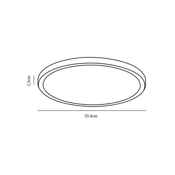 Потолочный светильник Nordlux 47276003 Oja LED 1x14.5W 2700K 1600Lm IP20 черный - фото №3