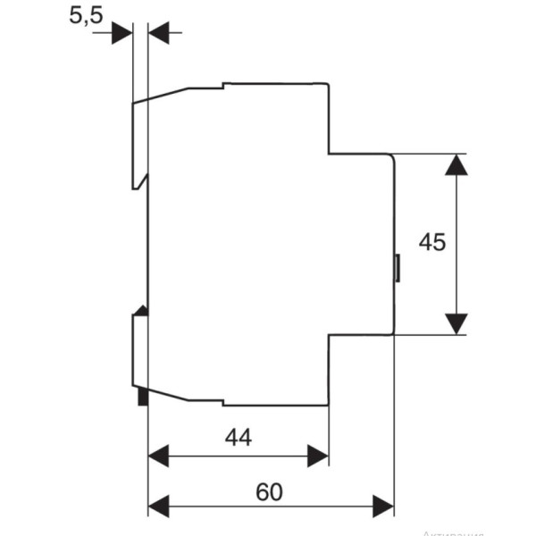 Расцепитель минимального напряжения Schrack BS900008 230В AC для BM/BO/BE - фото №2