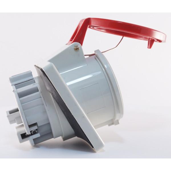 Наклонный силовой разъем WALTHER WL560406 (3Р+PЕ) 63А 380V IP44 - фото №2