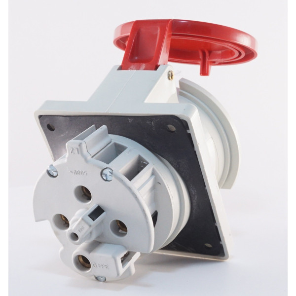 Наклонный силовой разъем WALTHER WL560406 (3Р+PЕ) 63А 380V IP44 - фото №5