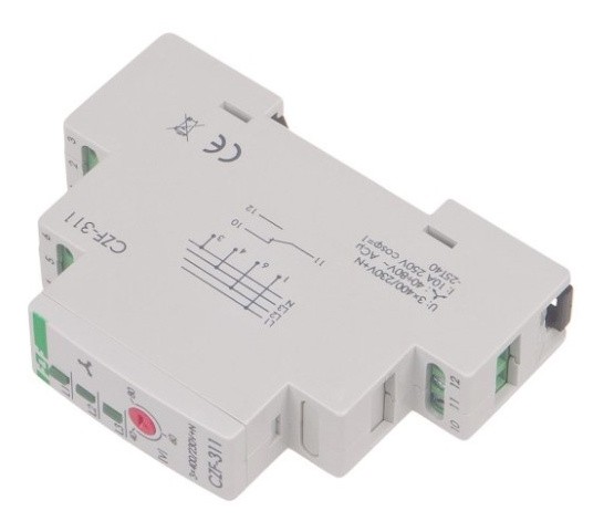 Датчик втрати фази F&F CZF-311 3х400В+N 10А - фото №2