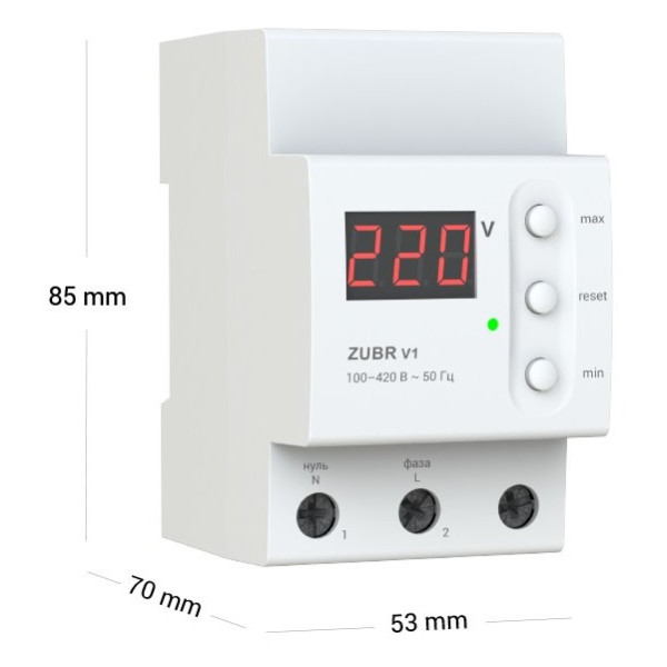 Вольтметр ZUBR V1 - фото №2