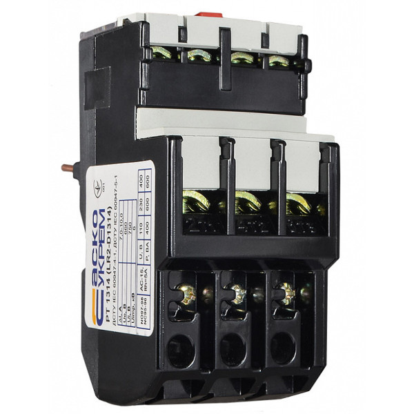 Тепловое реле Аско-Укрем PT 1314 7,0-10,0А LR2-D1314 (A0040060011) - фото №1