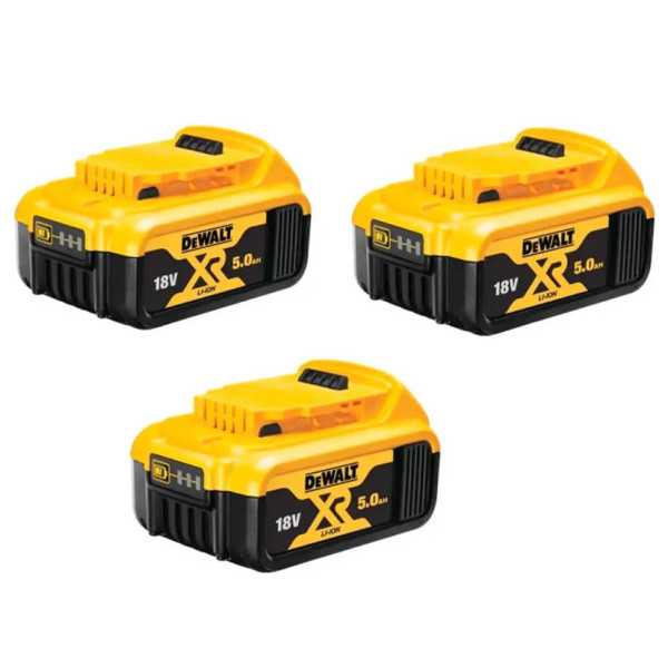 Акумуляторна батарея DeWALT DCB184P3 XR Li-Ion 18В 5Аг 3шт
