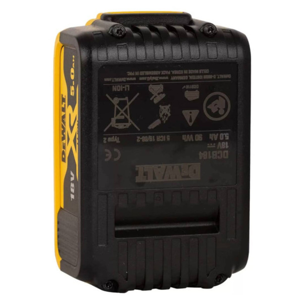 Акумуляторна батарея DeWALT DCB184P3 XR Li-Ion 18В 5Аг 3шт - фото №5