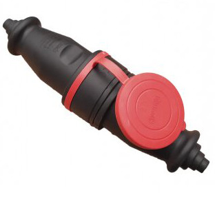 Вилка Bemis BK6-3504-2011 3х32А каучуковая (6.1.113781) - фото №1